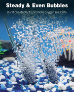 Pawfly 1 inch air stone cylinder pack of ten displayed on a clean background for nano aquarium setup