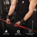 Thick comfortable lifting straps for deadlifts