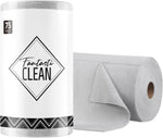 Fantasticlean Microfiber Cleaning Cloth Roll-75 Sheets, 12" x 12" (Purple) | Super Absorbent, Lint-free, Tear-away Microfiber Towel Roll, for All-Purpose Cleaning, Reusable Alternative to Paper Towels - Image 11