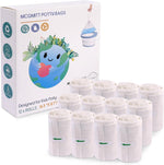 Mcgmitt potty bags for portable toilet front view