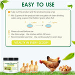 Yakucho USA imported poultry health supplement packaging side angle view