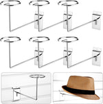 Kigley 6 pcs metal hat rack set packaging display