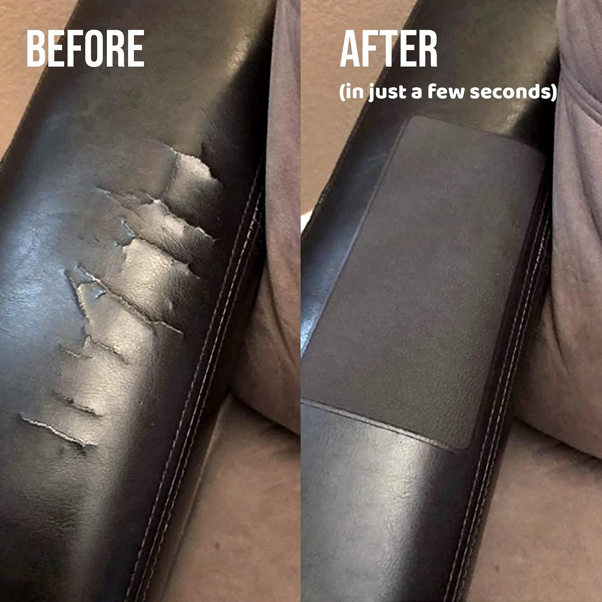 Car seat leather fix application
