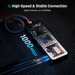 DockCase 10-in-1 hub featuring SD and microSD card slots
