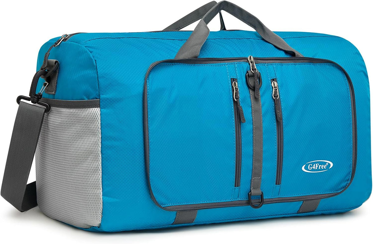 G4Free 40L/65L Foldable Travel Duffle Bag Packable Weekender Bag | Water Resistant Nylon, Carry On Size Duffel, for Travel or Overnight Weekender Trip, for Gym or Sports, for Men Women - Image 10