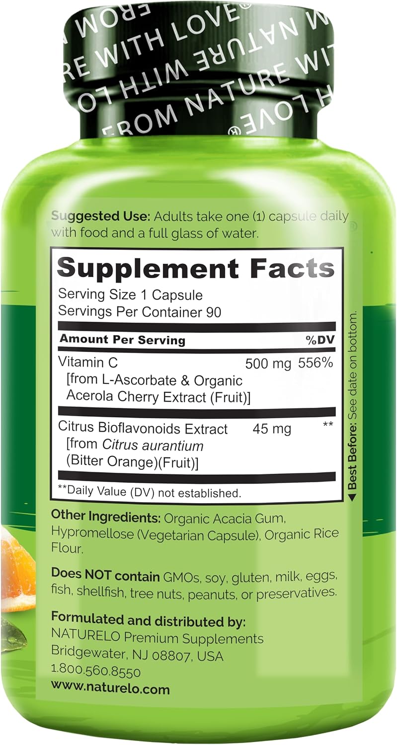 Naturelo vitamin capsules capsule size and texture view