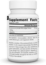 Source Naturals astaxanthin 2mg 120 tablets front view antioxidant supplement