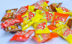 Jovy hard candy with chili powder coating