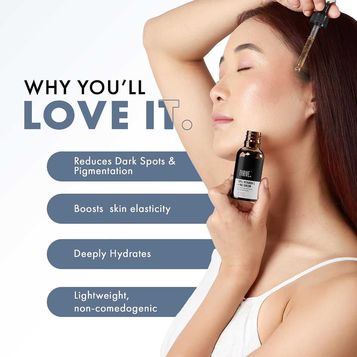 ThriveCo Vitamin C and Hyaluronic Acid packaging back details