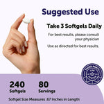 Micro Ingredients magnesium glycinate softgels close-up texture view