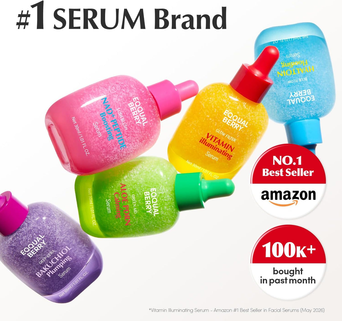 Eqqualberry NAD+ Peptide Boosting Serum packaging box