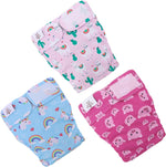 CuteBone washable doggie training pants on a tail-less French Bulldog showing leakproof rear coverage.