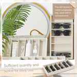 Juexica glasses organizer tray inside a wardrobe drawer