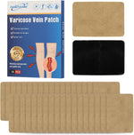 Fangtaiabc Varicose Veins Relief Patches 36 count pack front view for leg circulation.