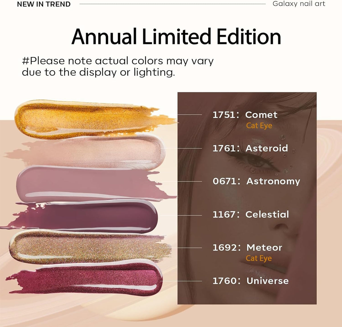 Modelones 6 colors nude brown burgundy bottles layout