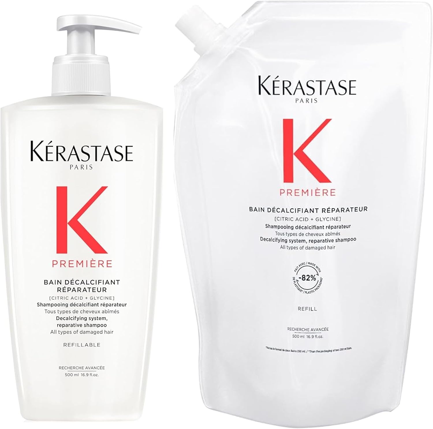 Kérastase Première Bain Décalcifiant Réparateur shampoo bottle front view