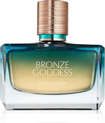 Estée Lauder Bronze Goddess Nuit premium perfume bottle standing upright under studio lighting.