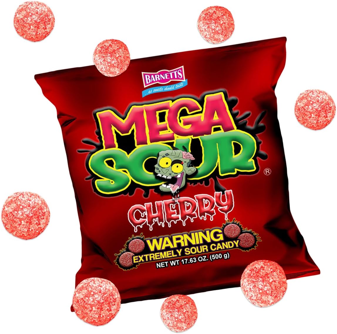 Barnetts Mega Sour Raspberry Candy 104g - Handmade British Hard Sweets - Extreme Sour Candy Challenge - Retro Party Bag & Gift Hamper Treats - Image 15