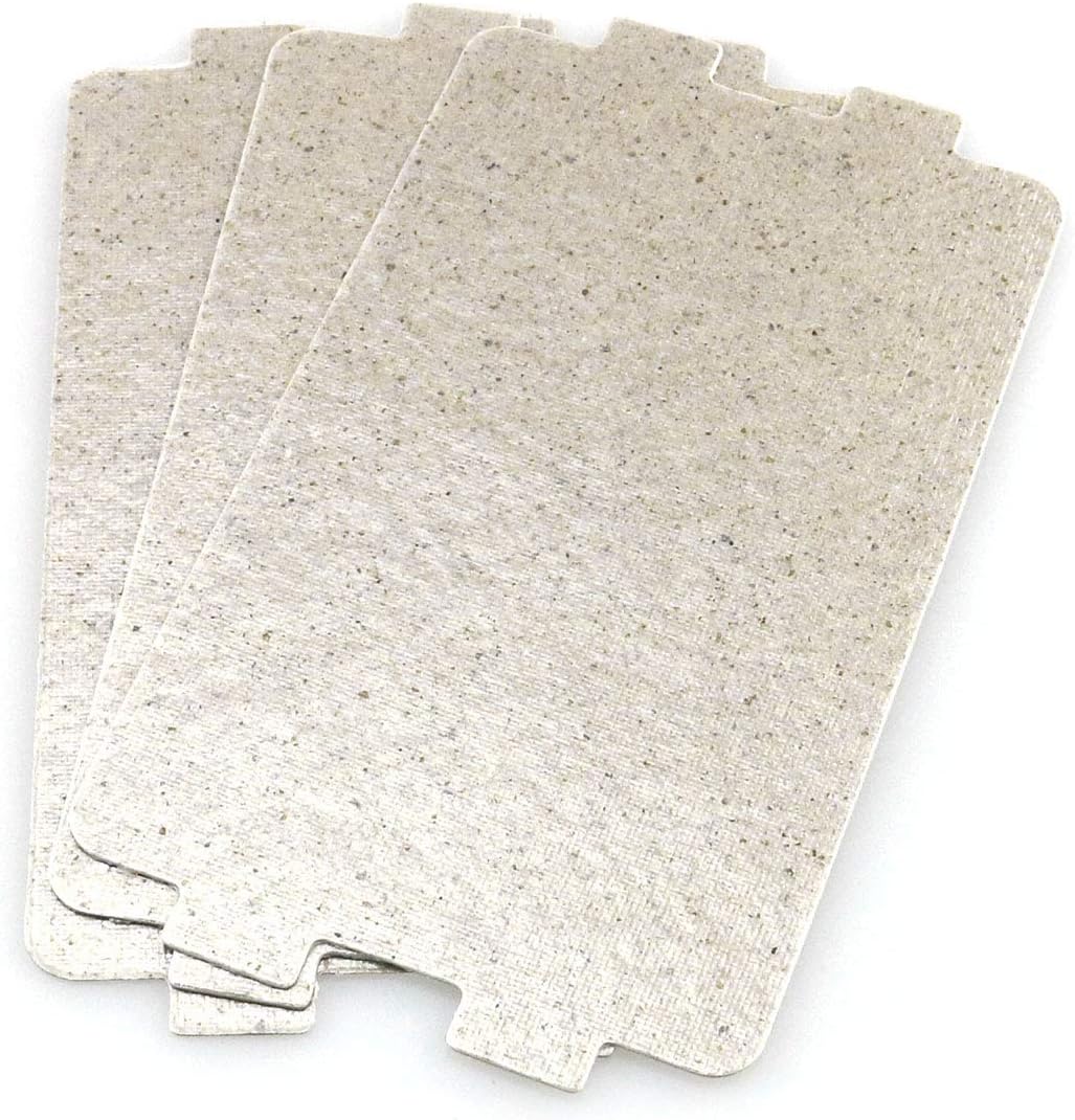DGZZI 3PCS 107x64mm Microwave Oven Mica Plate Sheet Thick Replace Part - Image 1