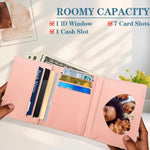 Rvelidode trifold wallet open interior card slots
