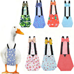 Waterproof baby duckling diaper inner pocket view displaying leak protection liner