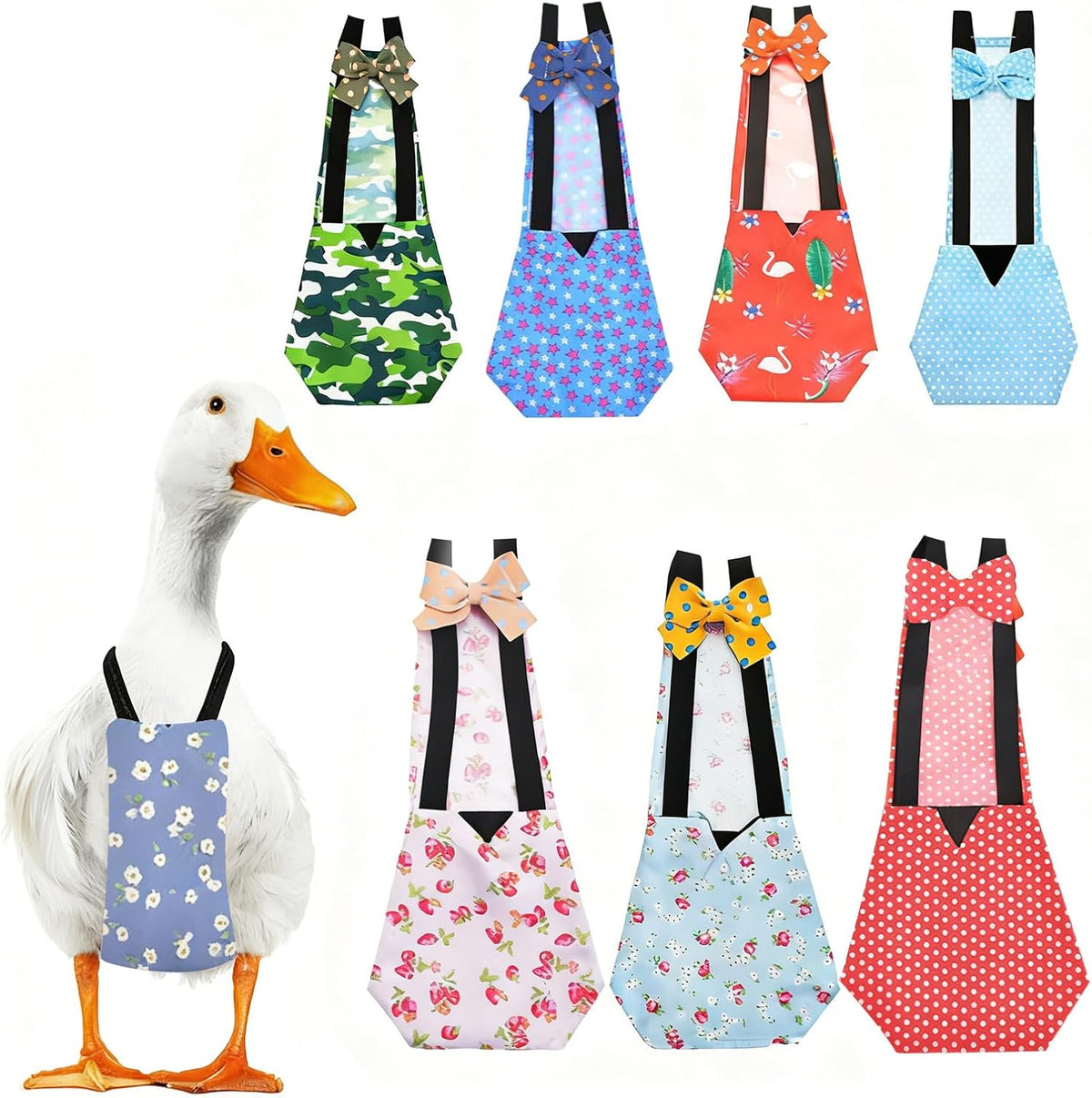 Waterproof baby duckling diaper inner pocket view displaying leak protection liner