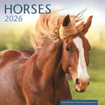 Brown Horse 2026 Wall Calendar - Image 1
