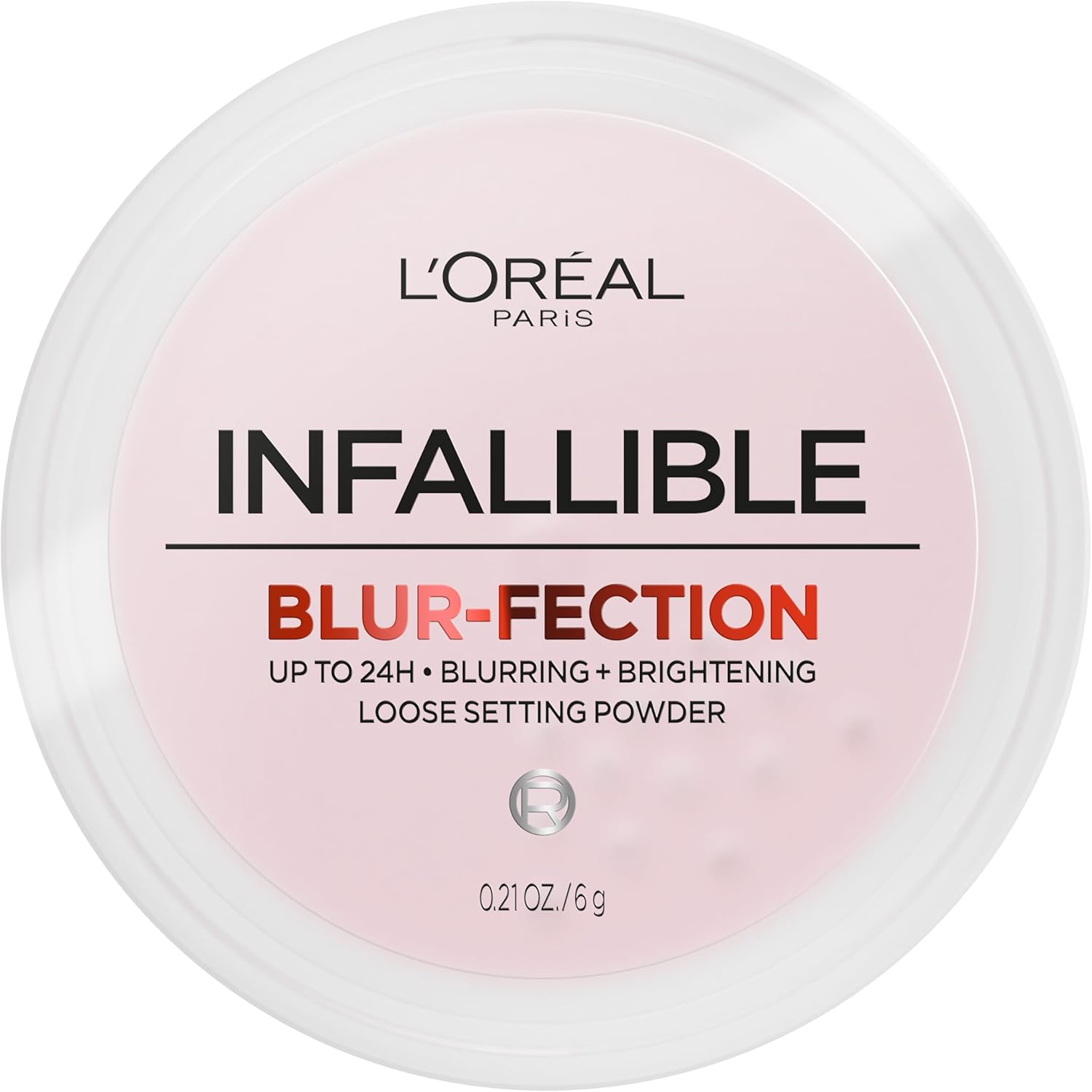L'Oreal Paris Infallible Blur-fection Longwear Loose Setting Powder front view packaging