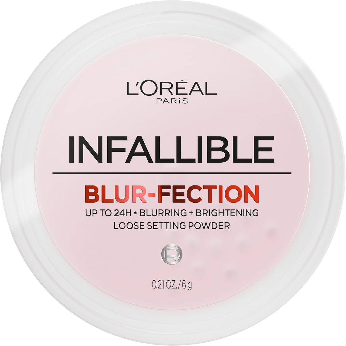 L'Oreal Paris Infallible Blur-fection Longwear Loose Setting Powder front view packaging