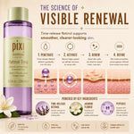 Detailed label view of Pixi Retinol Smoothing and Firming Tonic