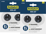 PetSafe electronic dog collar replacement batteries authentic USA import package