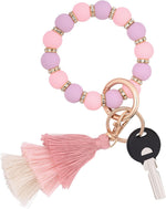 Donouzair oatmeal color silicone beaded bracelet accessory