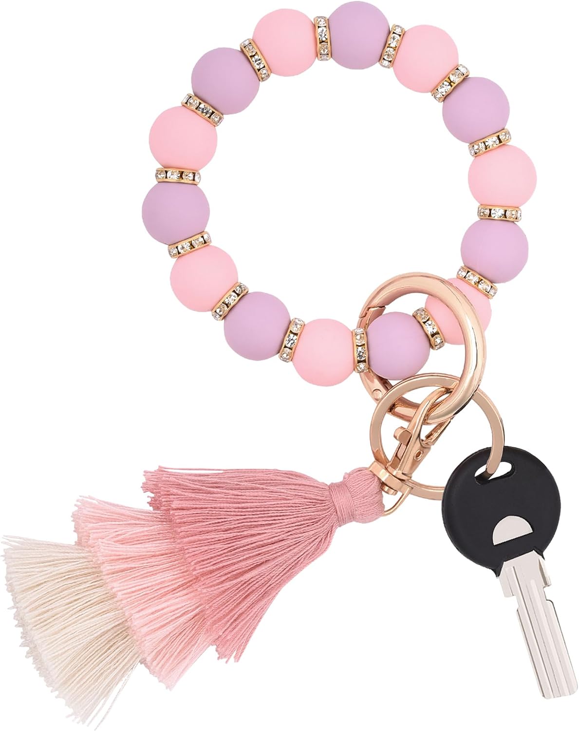 Donouzair oatmeal color silicone beaded bracelet accessory