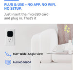 Alpha Tech camera showing MicroSD card slot detail