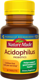 Nature Made Acidophilus Probiotics front view bottle package