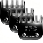 6pcs Dog Grooming Replacement Blades Compatible with Andis/Oster A5/Wahl KM-10 Series Dog Clippers,Detachable Clipper Replacement Blade,Black (6PCS Black-#10+30+3FC+4FC+5FC+7FC) - Image 10