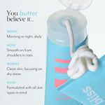 Bliss intensive moisturizing lotion duo for dry skin treatment