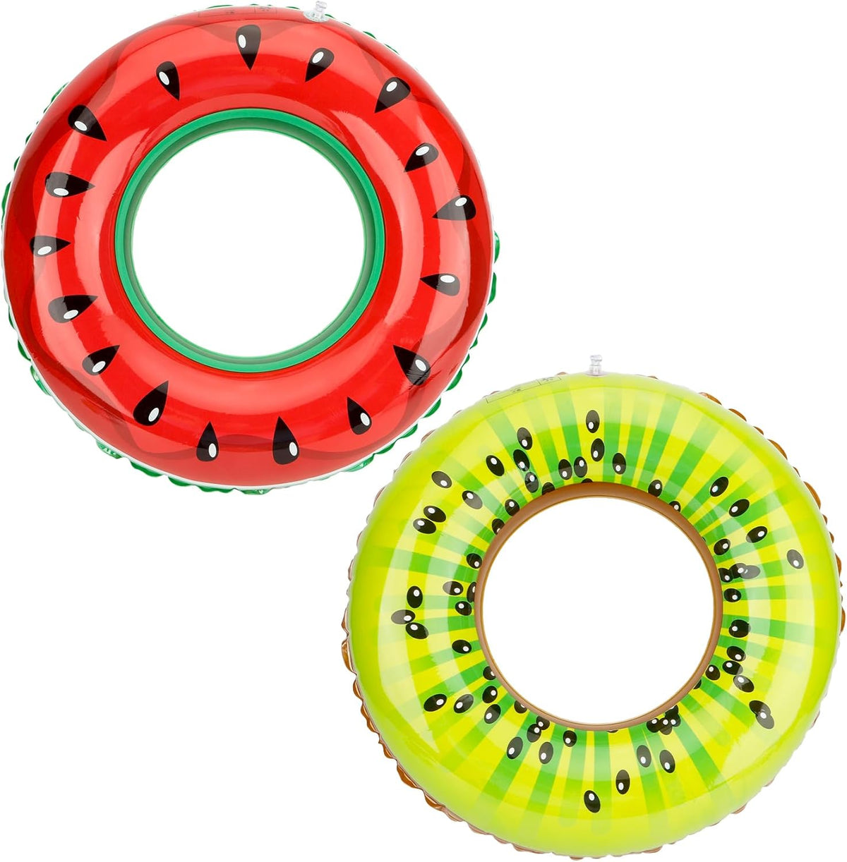 Vueukige summer fruit inflatable pool tube front view for swimming