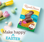 Rich and creamy American milk chocolate bunny twin pack.