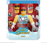 Super7 The Simpsons Duffman figure with interchangeable heads