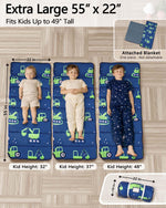 Primlect toddler nap mat rolled up with handle