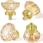 8 Pack Brushed Nickel Cabinet knobs, Glass Cabinet Knobs and Pulls | Vintage Crystal Knobs for Dresser Drawer - Image 10