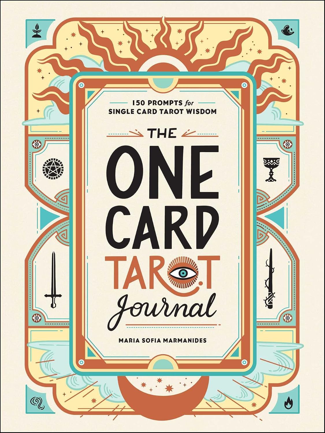 Maria Sofia Marmanides The One Card Tarot Journal hardcover front cover view