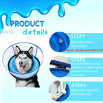 Orlyobabe medical recovery collar preventing wound licking clear barrier