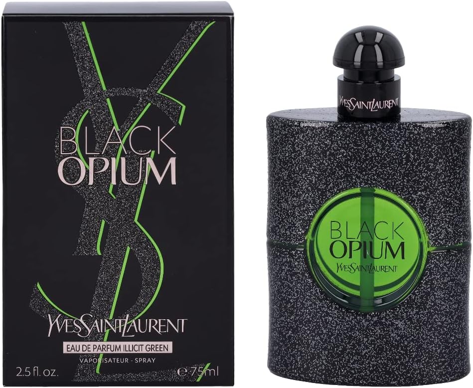 Black Opium Illicit Green By Yves Saint Laurent Eau De Parfum Spray 2.5 Oz - Image 1