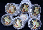 YRP 12 pack baptism rosaries in round packaging
