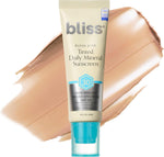 Bliss Block Star Clarifying Daily Mineral Sunscreen Broad Spectrum SPF 30, Blendable Pore Safe Formula for Blemish Prone Skin with Salicylic Acid and Witch Hazel, 1.4 Fl Oz - Image 10