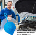 Stymart ABS plastic windshield wiper fluid cap underside view