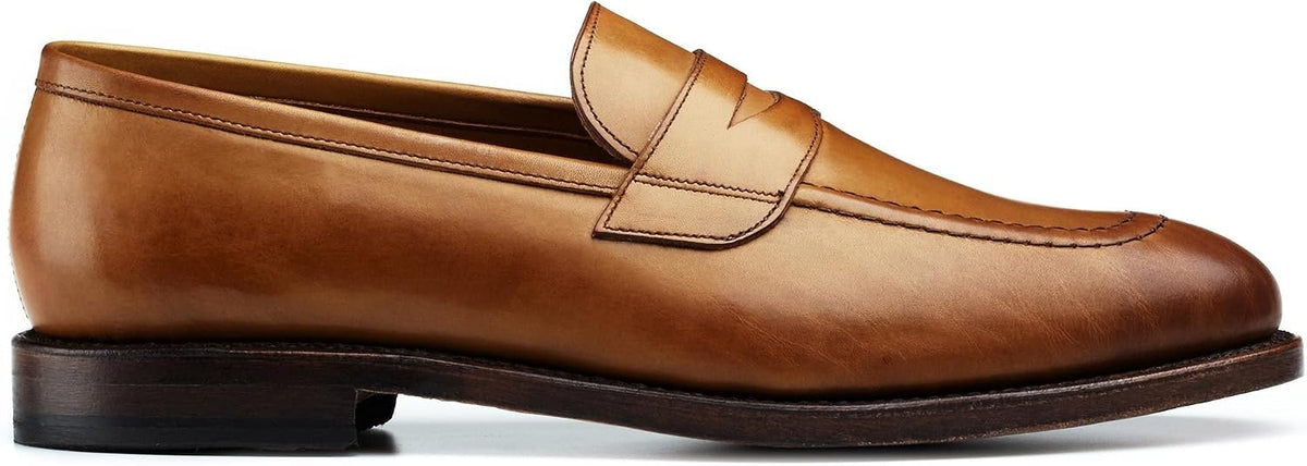 Allen Edmonds Lake Forest penny loafer top angle