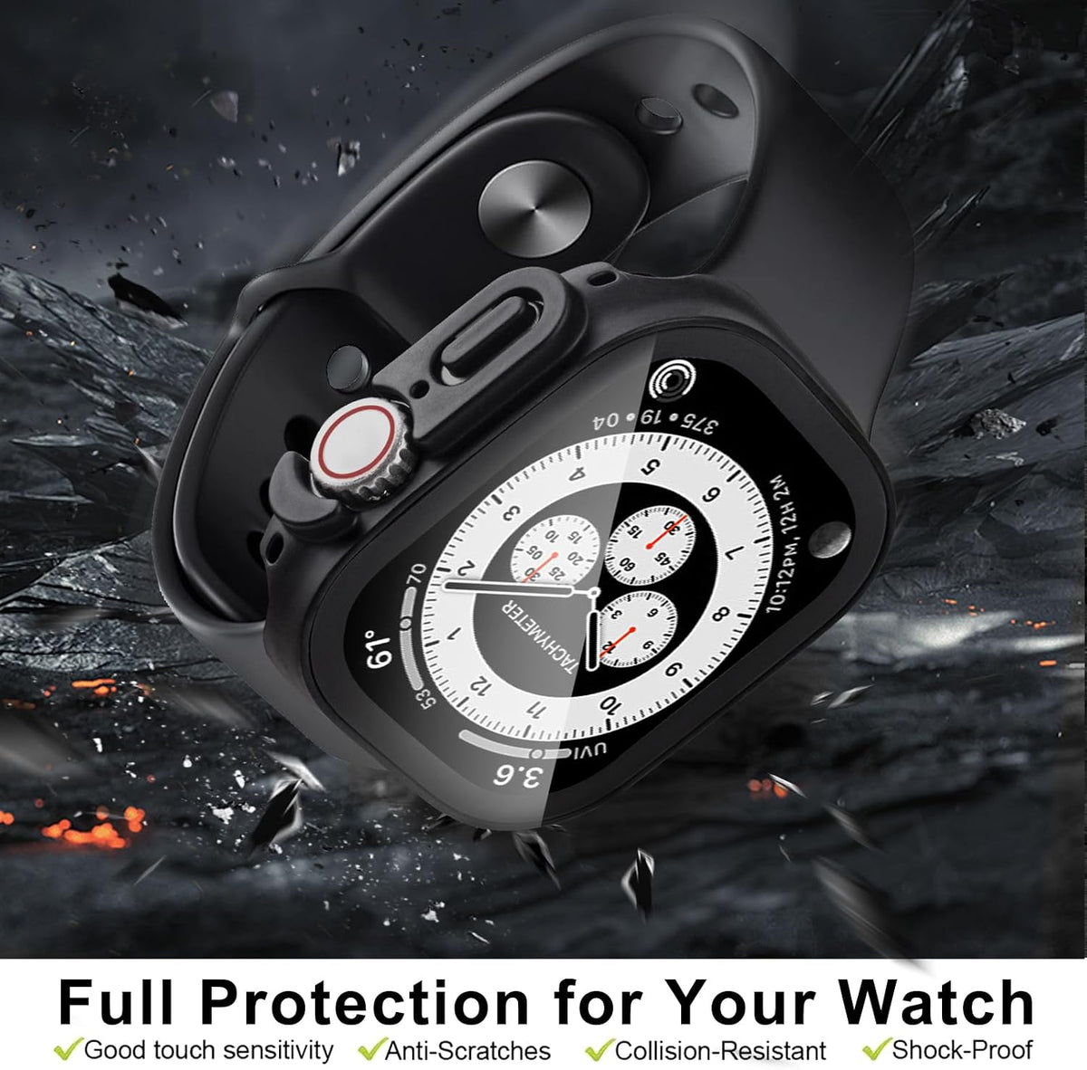 KUYubminyR clear protective shell variant for Apple Watch Ultra 49mm